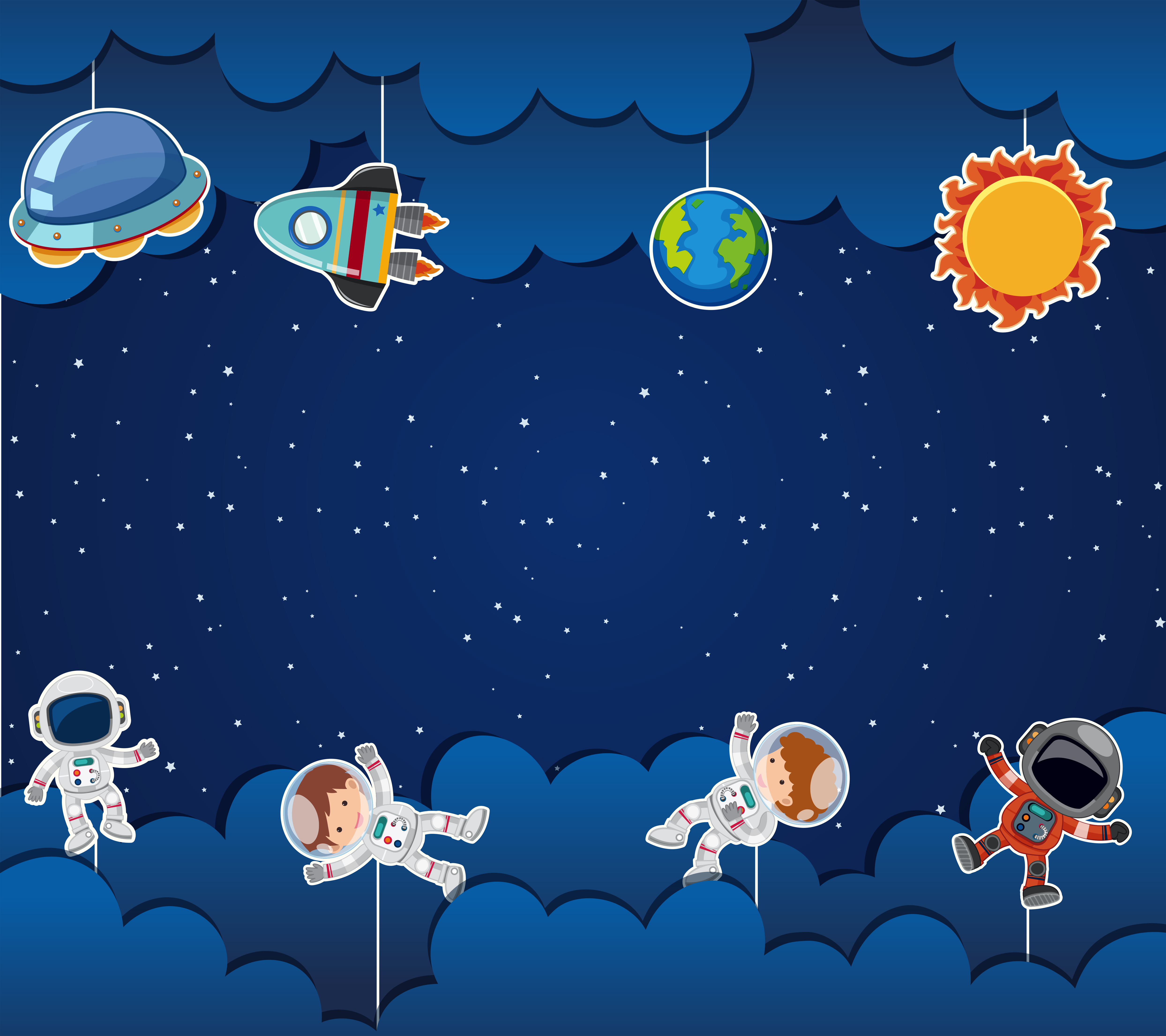 Фон день космонавтики для детей. Космический фон для детей. Космическое пространство детский фон. Фон космос для детей. Космос мультяшный.