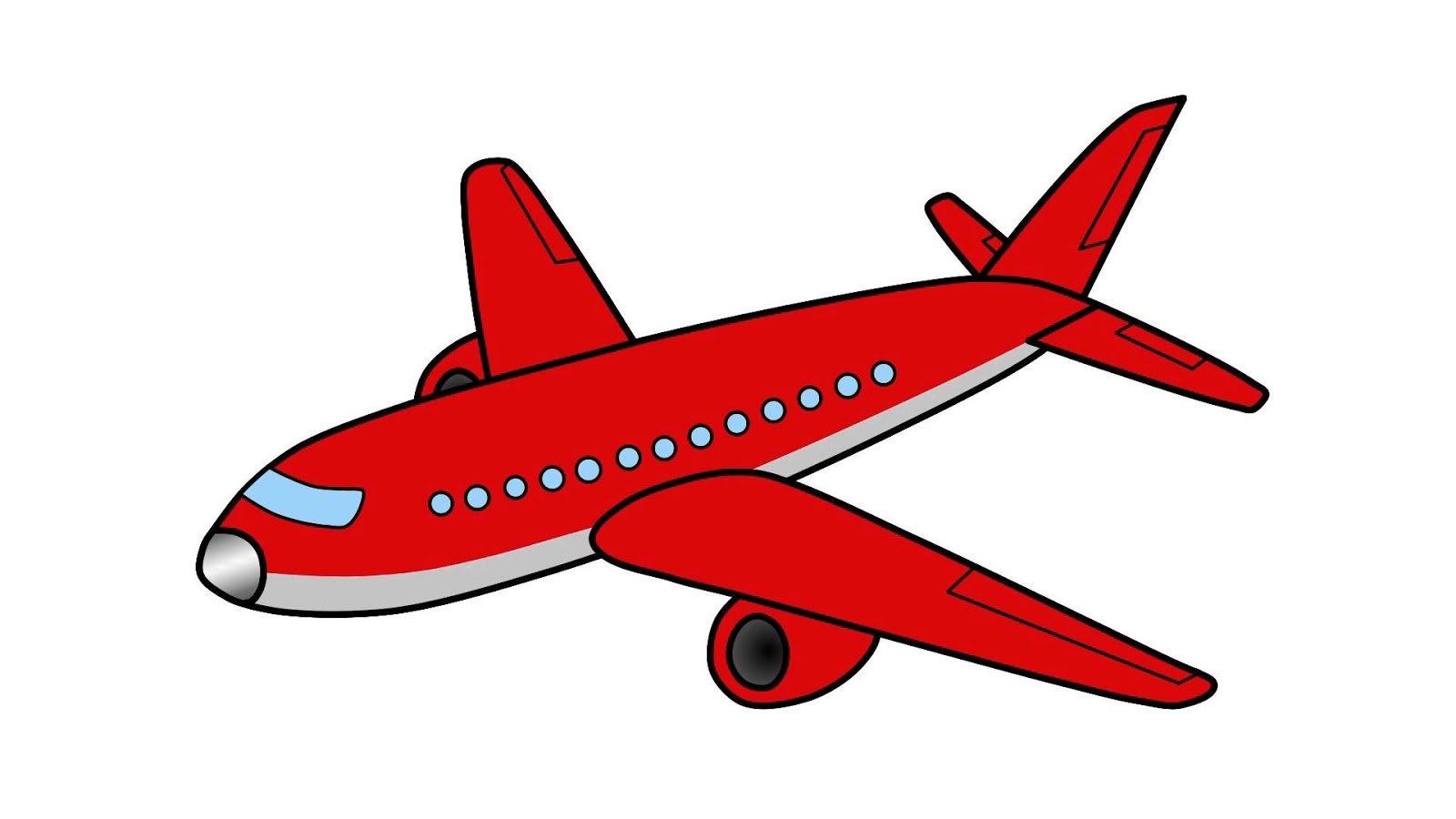 Изображение самолета для детей