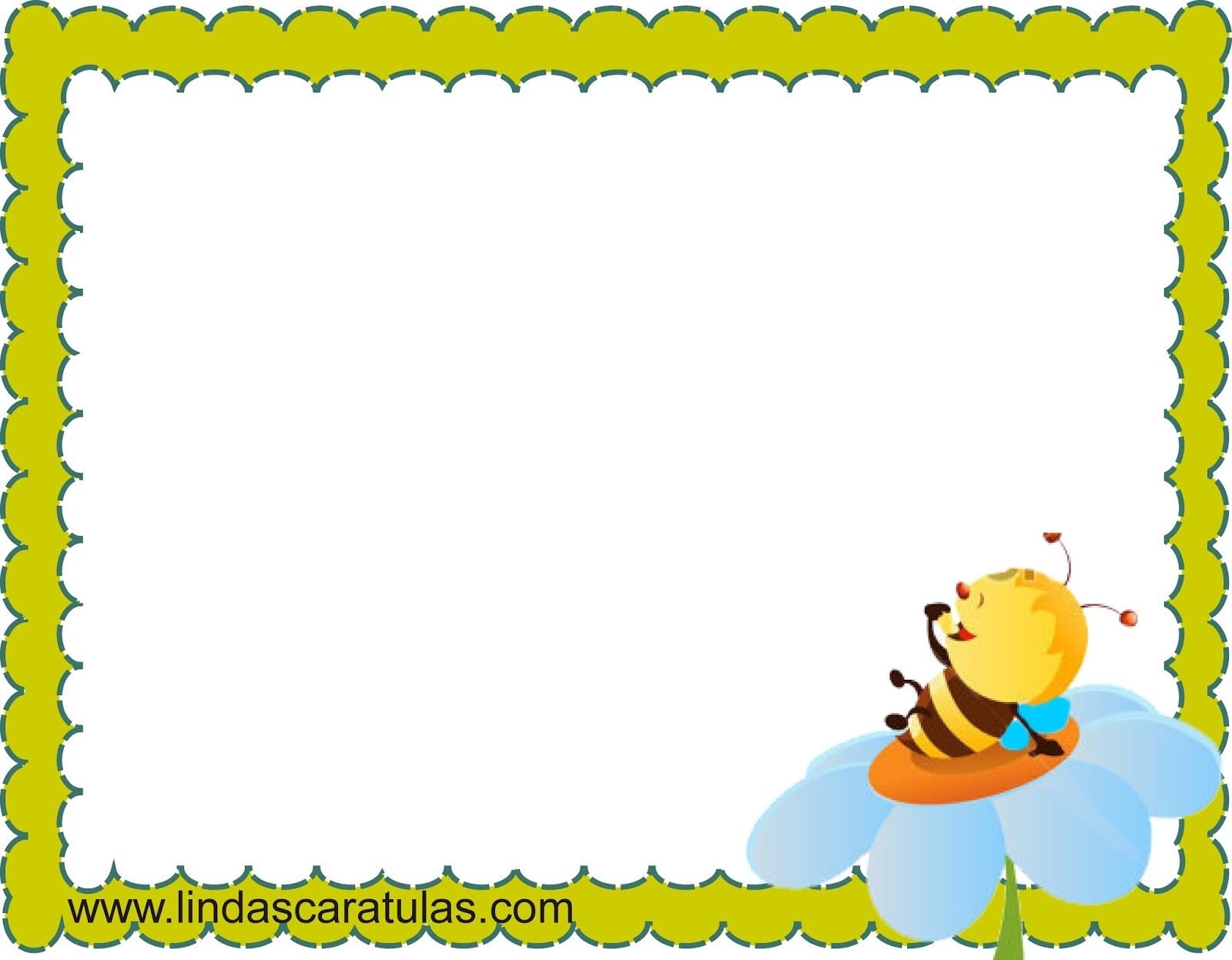 Рамка для детей детского сада с пчелками