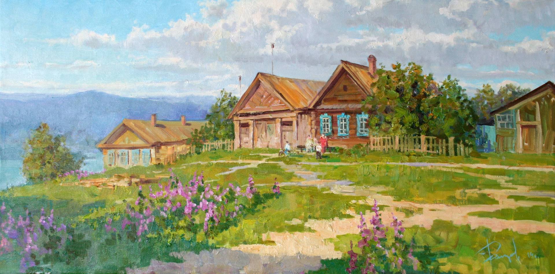 Художник Александр шевелёв картины деревня