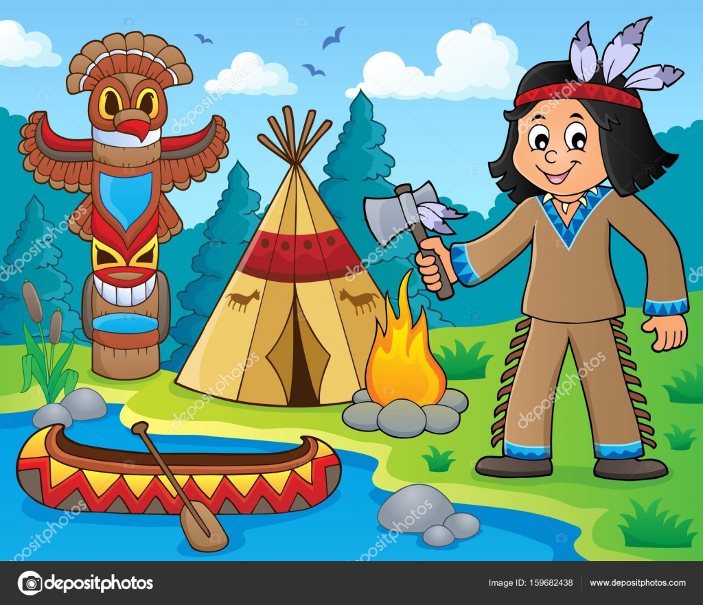 Индейцы дети