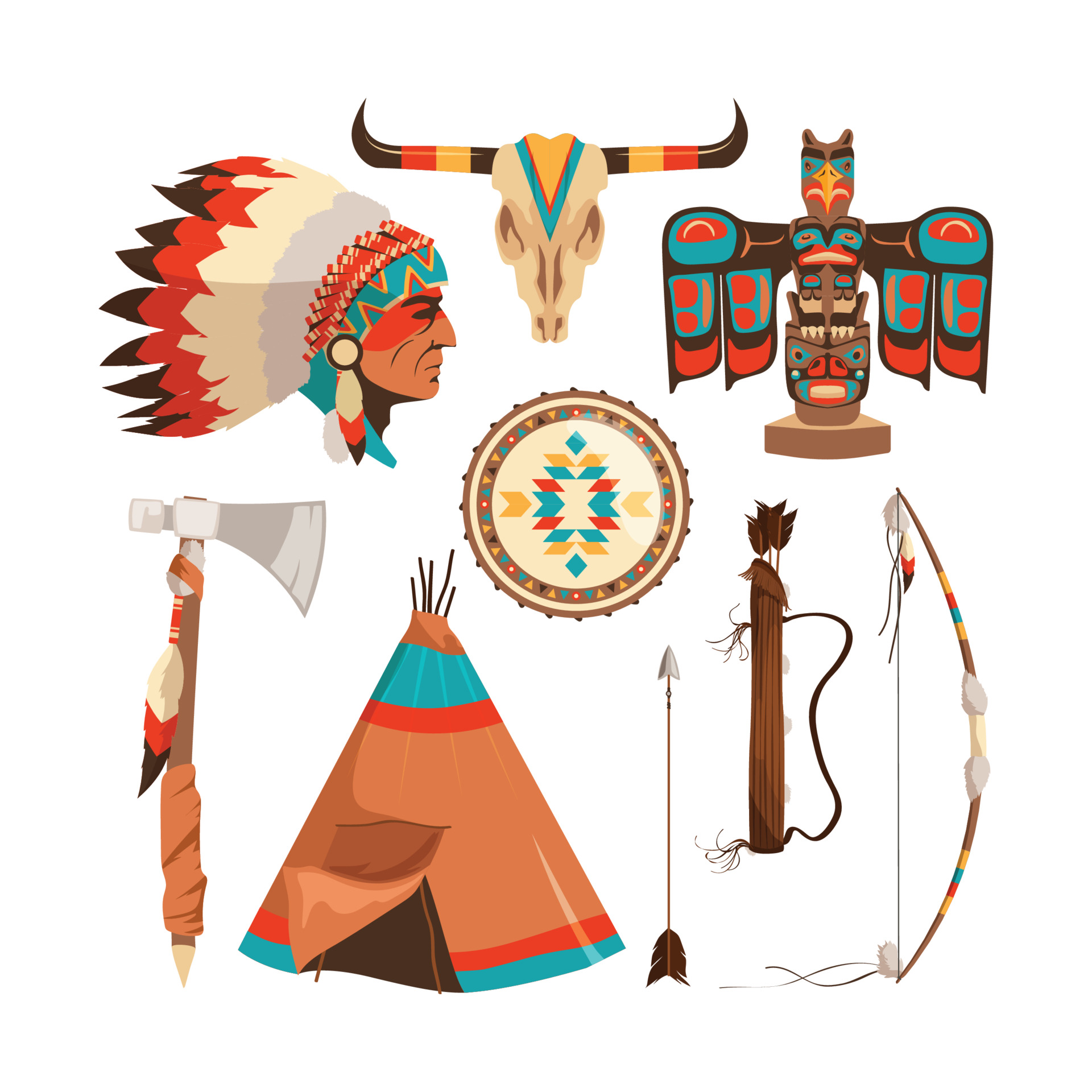 Пиктограммы индейцев