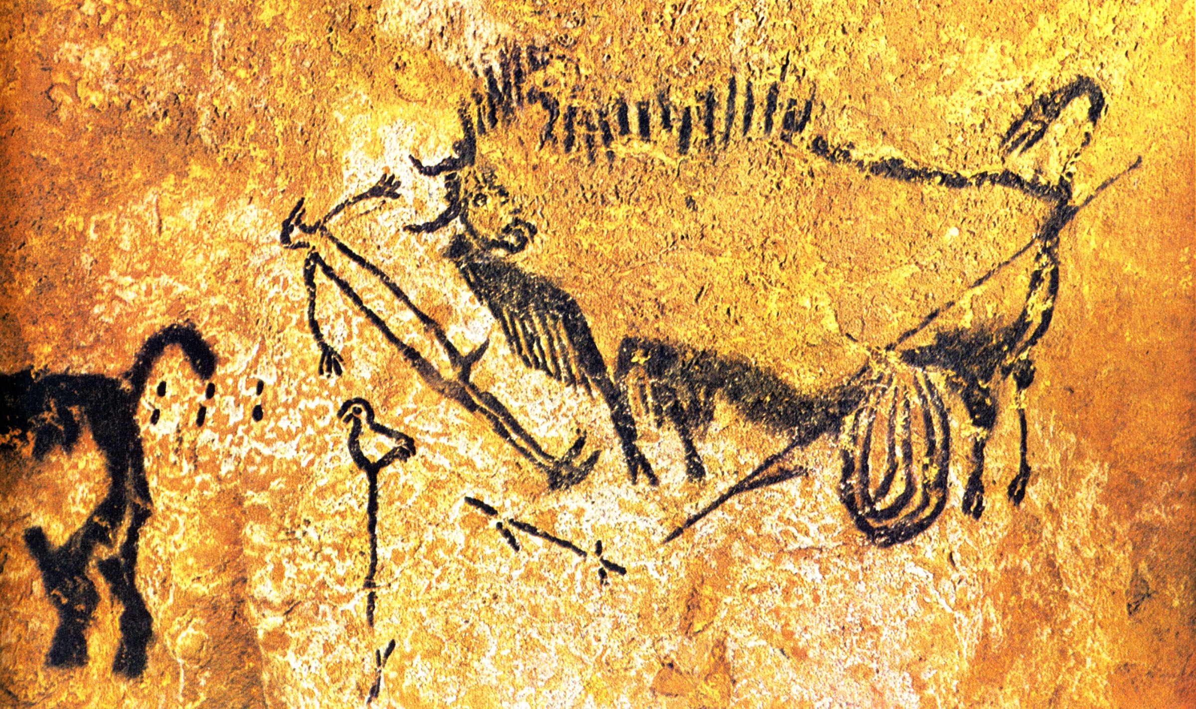 Первобытное изображение человека. Лошадь пещера Ласко Франция Наскальная живопись палеолита. Пещера Ласко Бизон. Первобытное искусство пещера Ласко. Пещера Ласко сцена охоты.