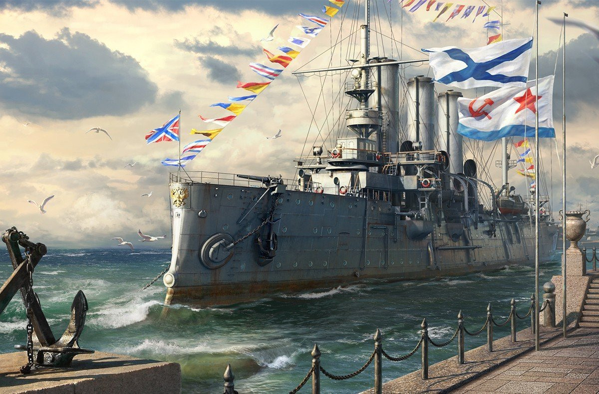 Крейсер Аврора World of Warships