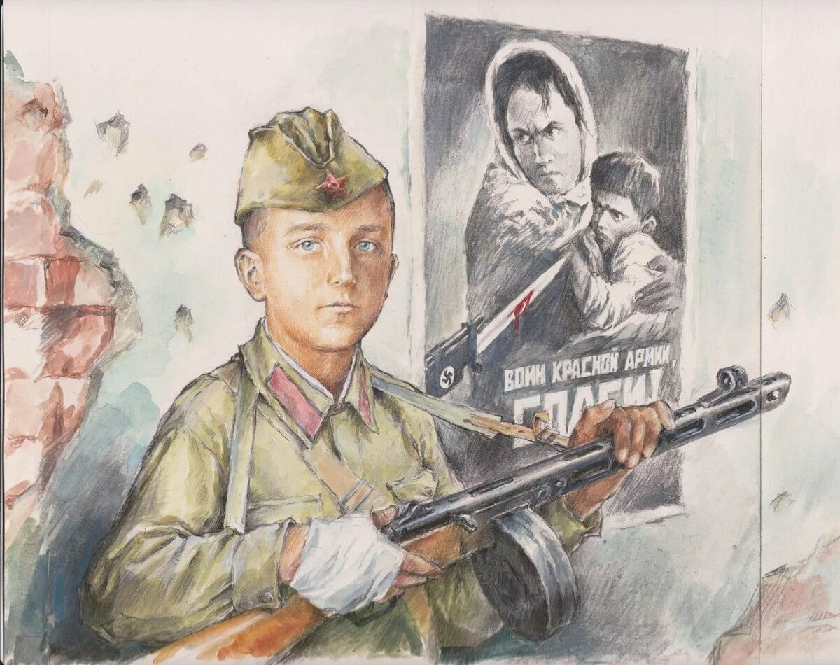 Иллюстрация к рассказу маленький солдат Андрея Платонова