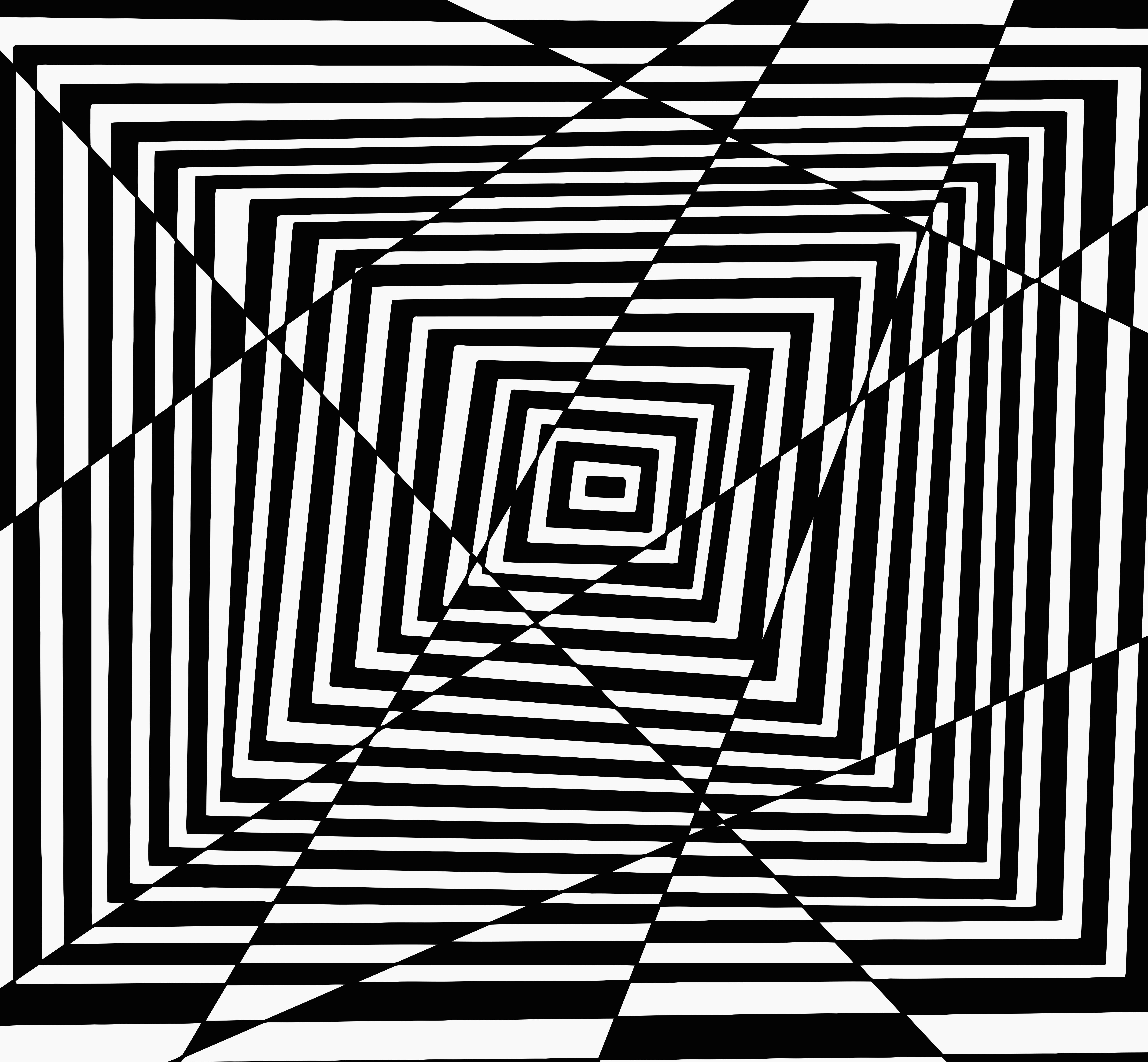 Геометрические иллюзии черно белые