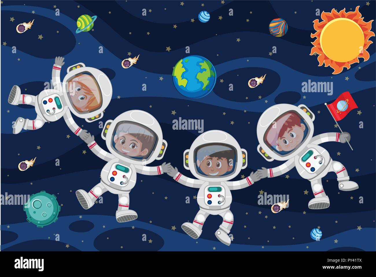 Картинки о космосе и космонавтах для детей дошкольного возраста