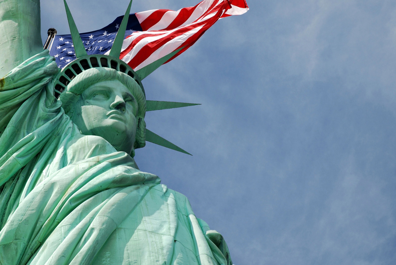 США белом доме и о статуи свободы