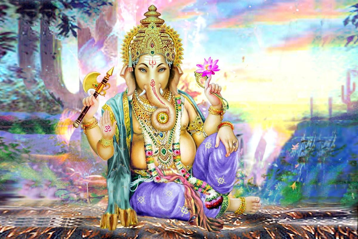 Бог Ганеша древней Индии