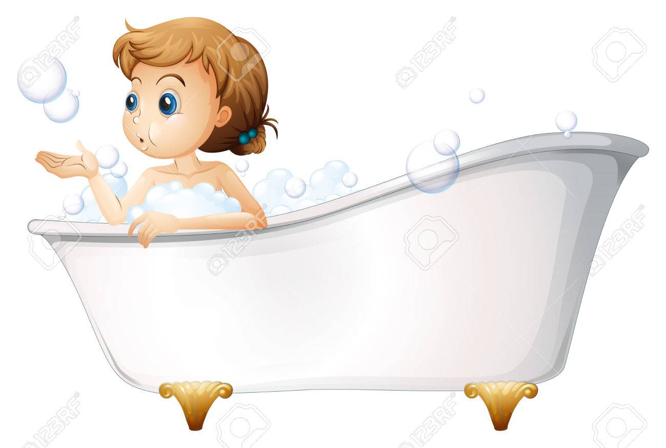 Иллюстрации для детей ванная