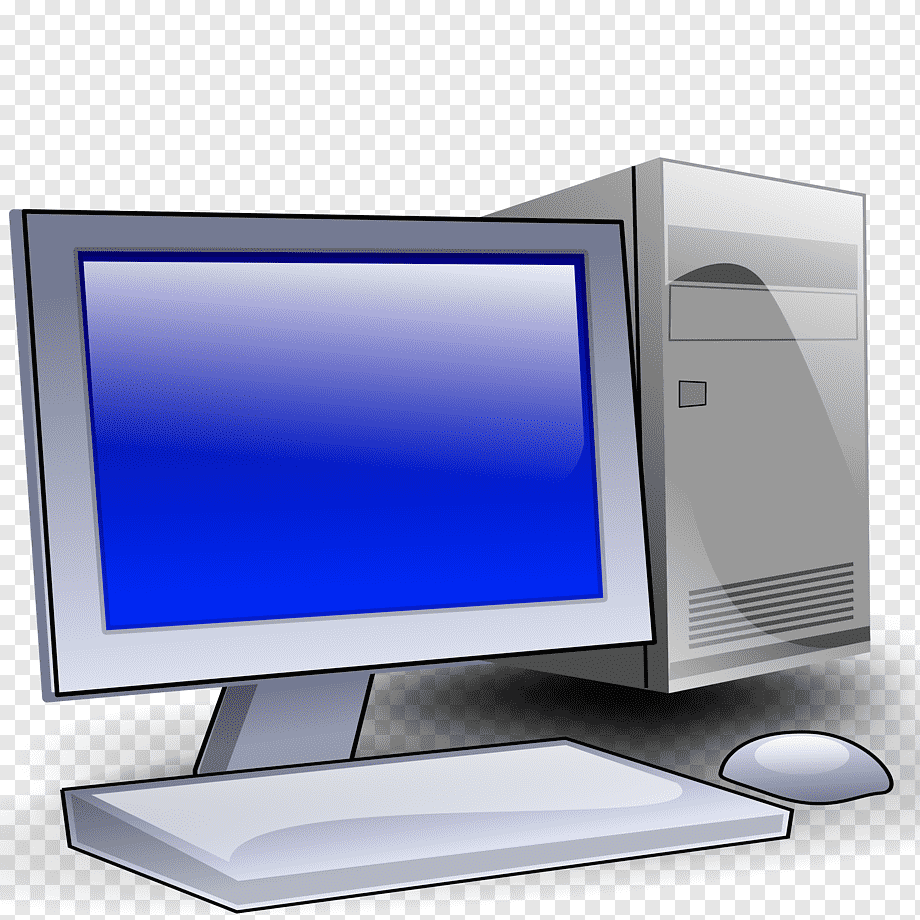 Фото компьютер на прозрачном фоне