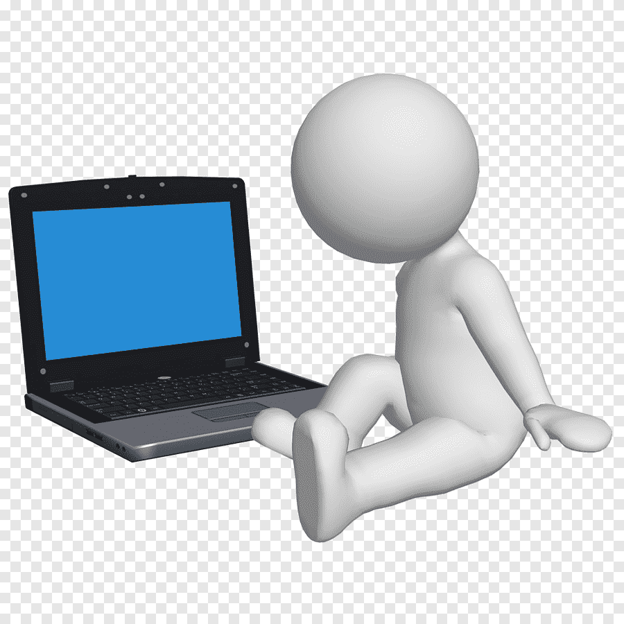 Человечек с компьютером