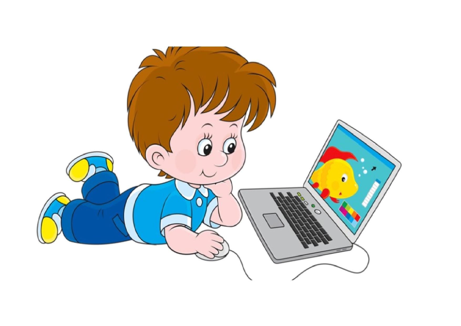 Ребенок дошкольник и компьютер