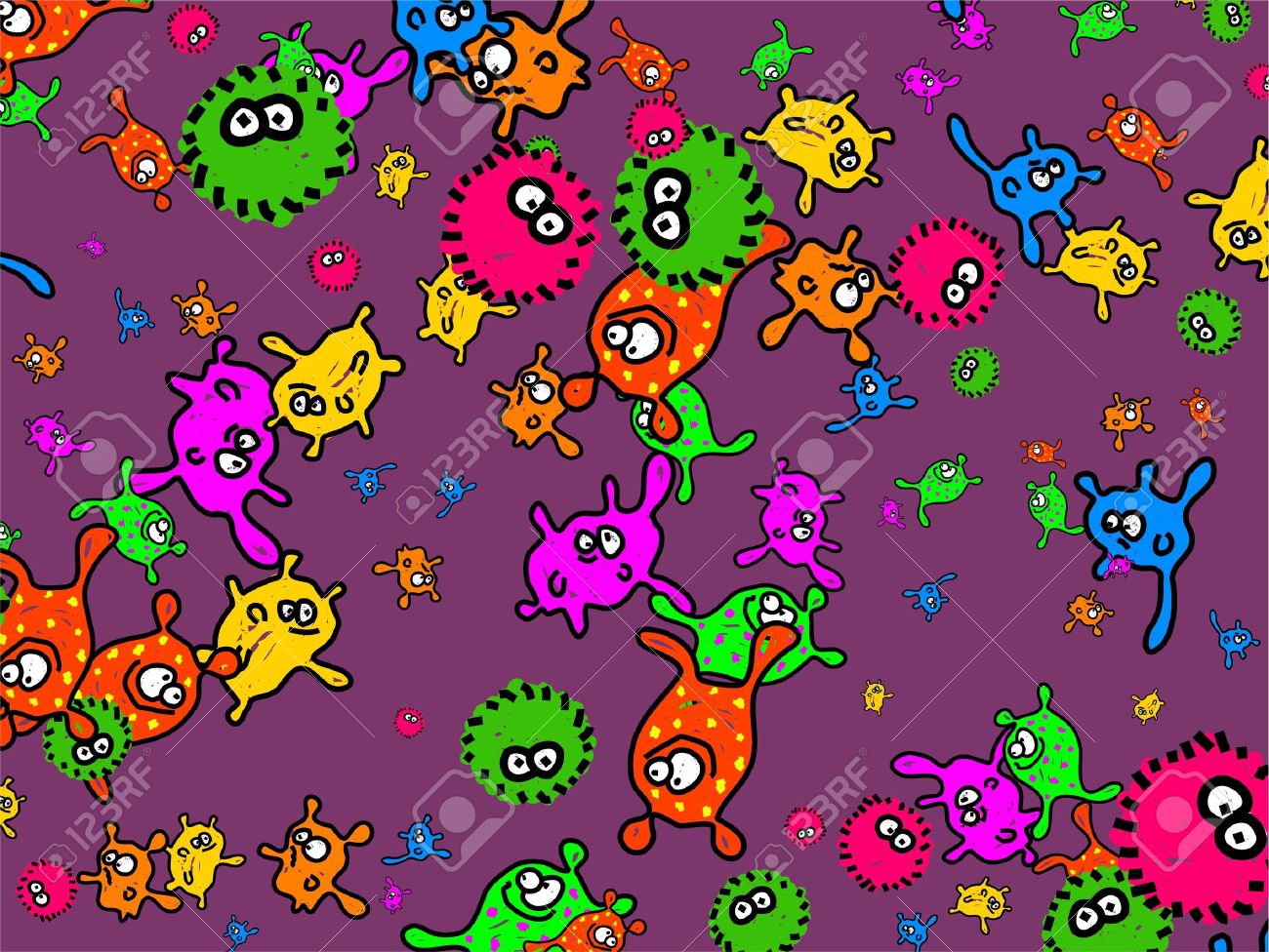 Микробы анимация для детей
