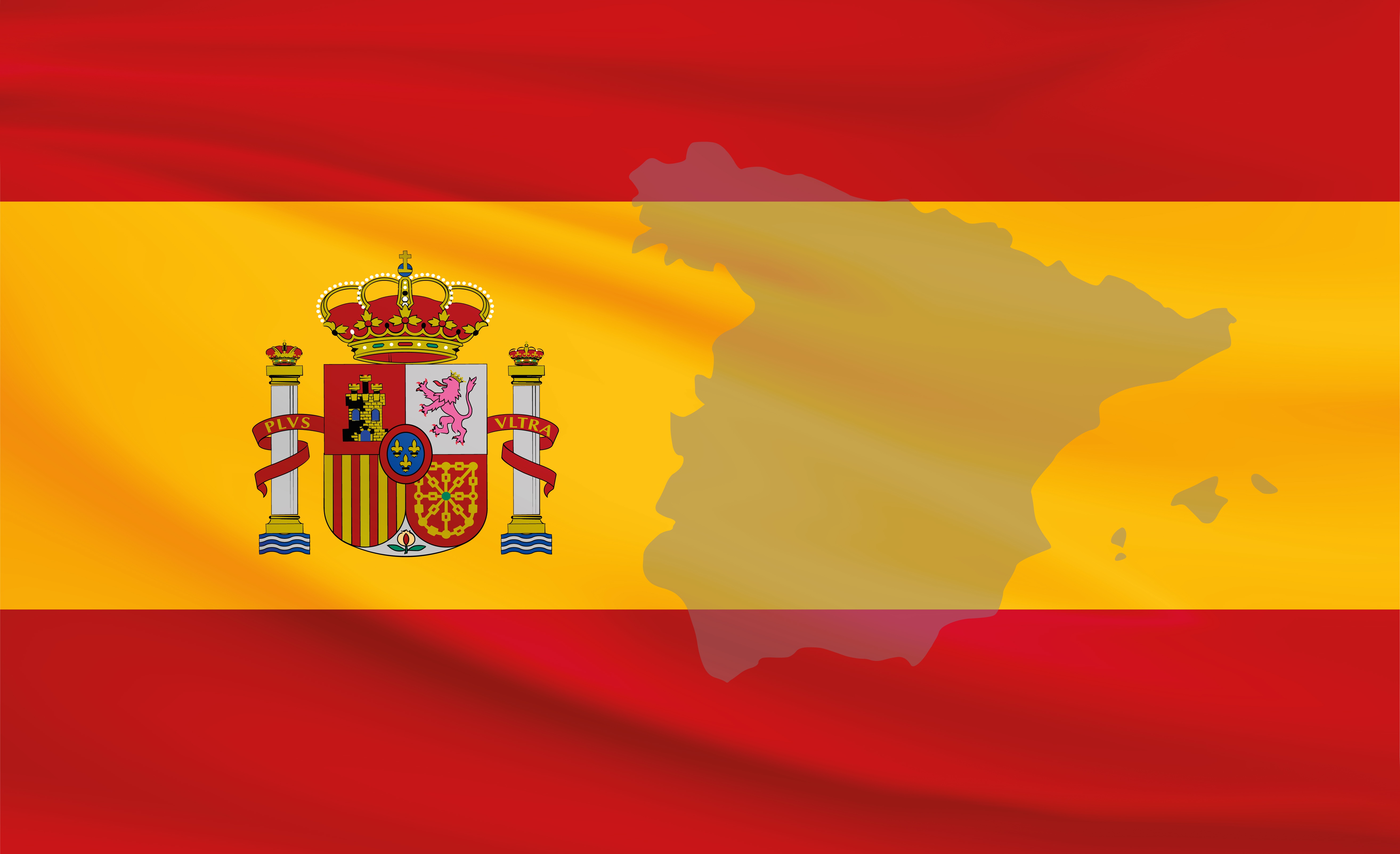 Флаг испании на