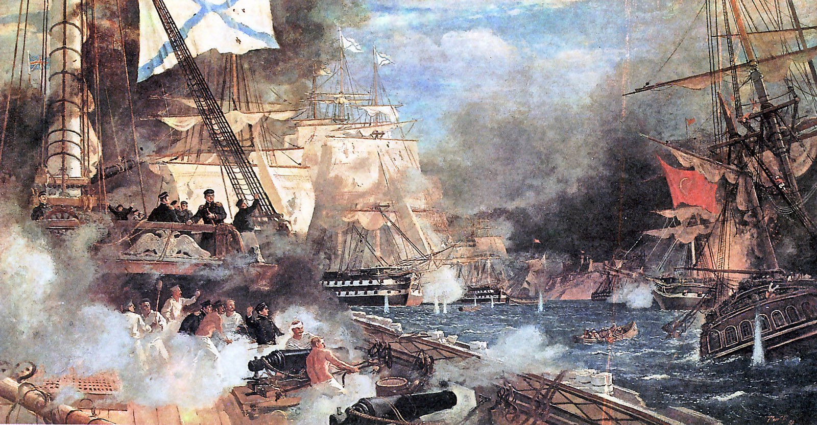 Первое сражение российского флота