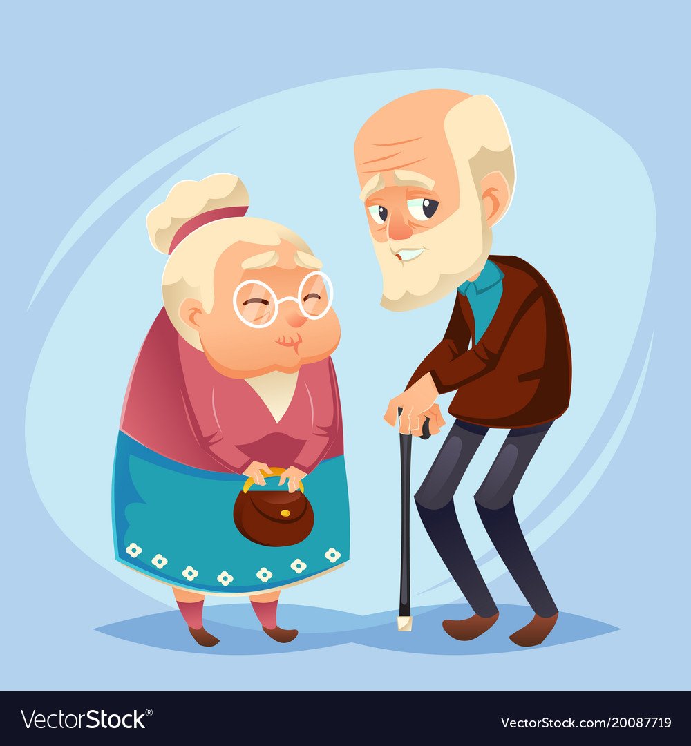 Пожилые люди мульт