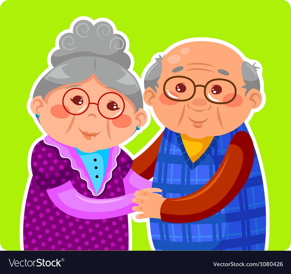 Рисунок для бабушки на день пожилого человека