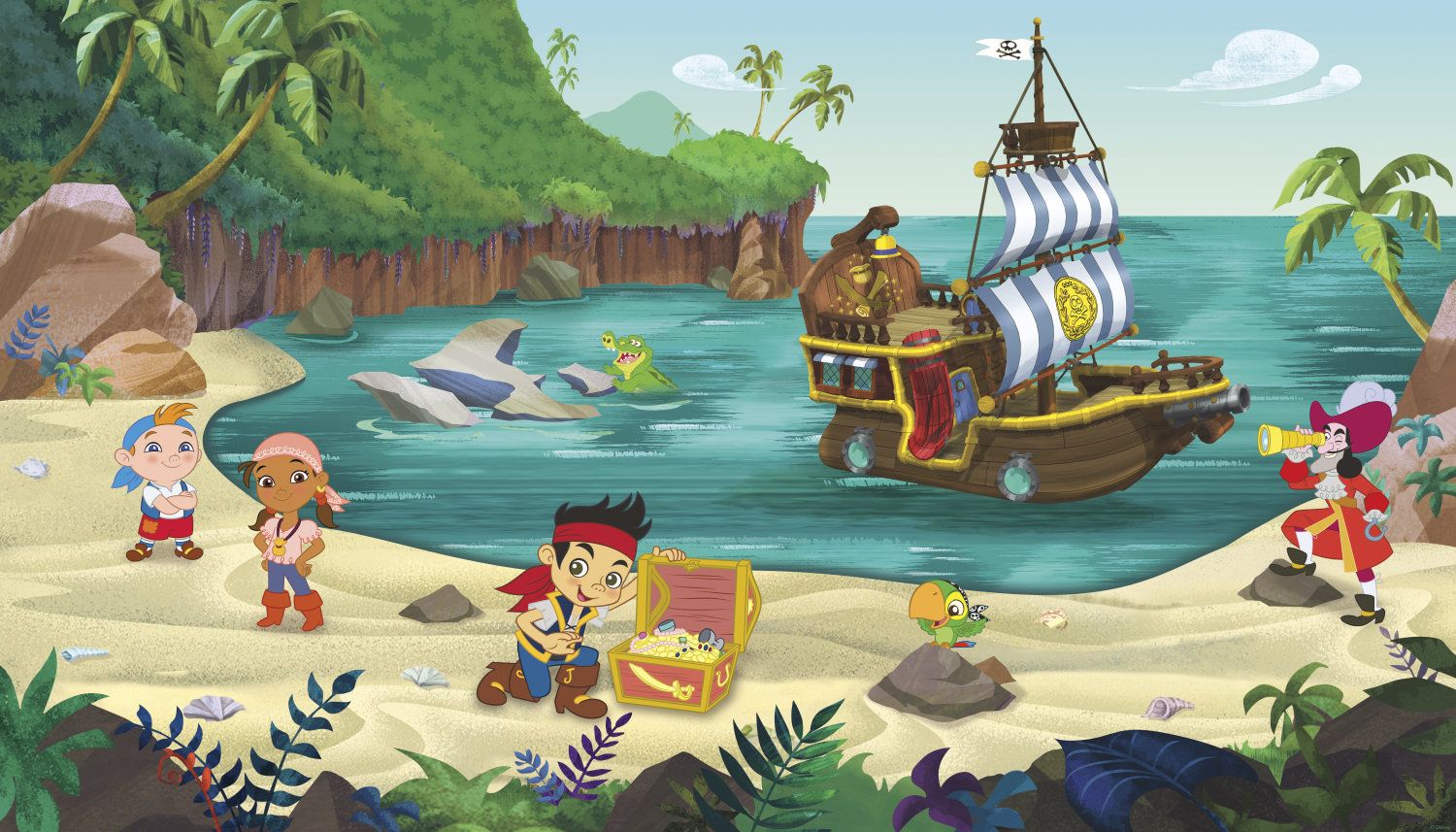 Пиратский остров корабль для детей