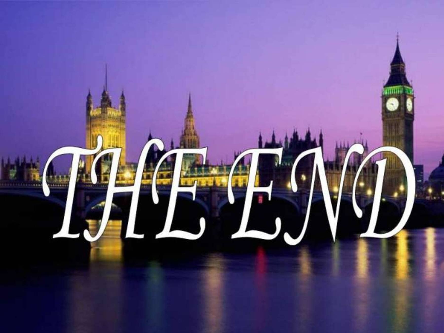 Великобритания the end