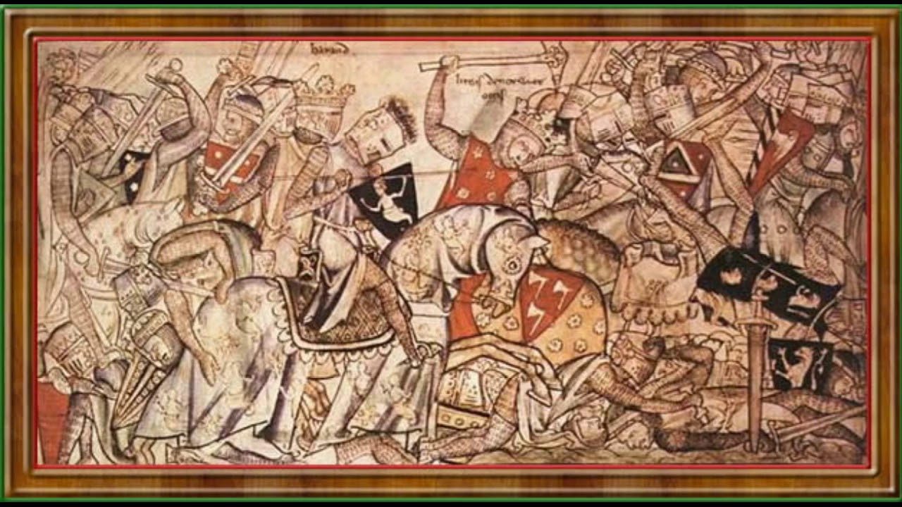 Средневековые миниатюры 13 века крестоносцы