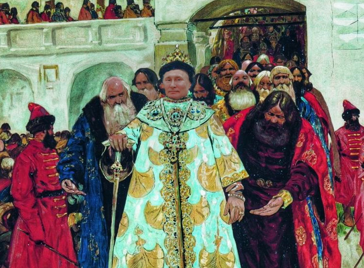 Первыми русскими святыми признаны. Венчание на царство Бориса Годунова.