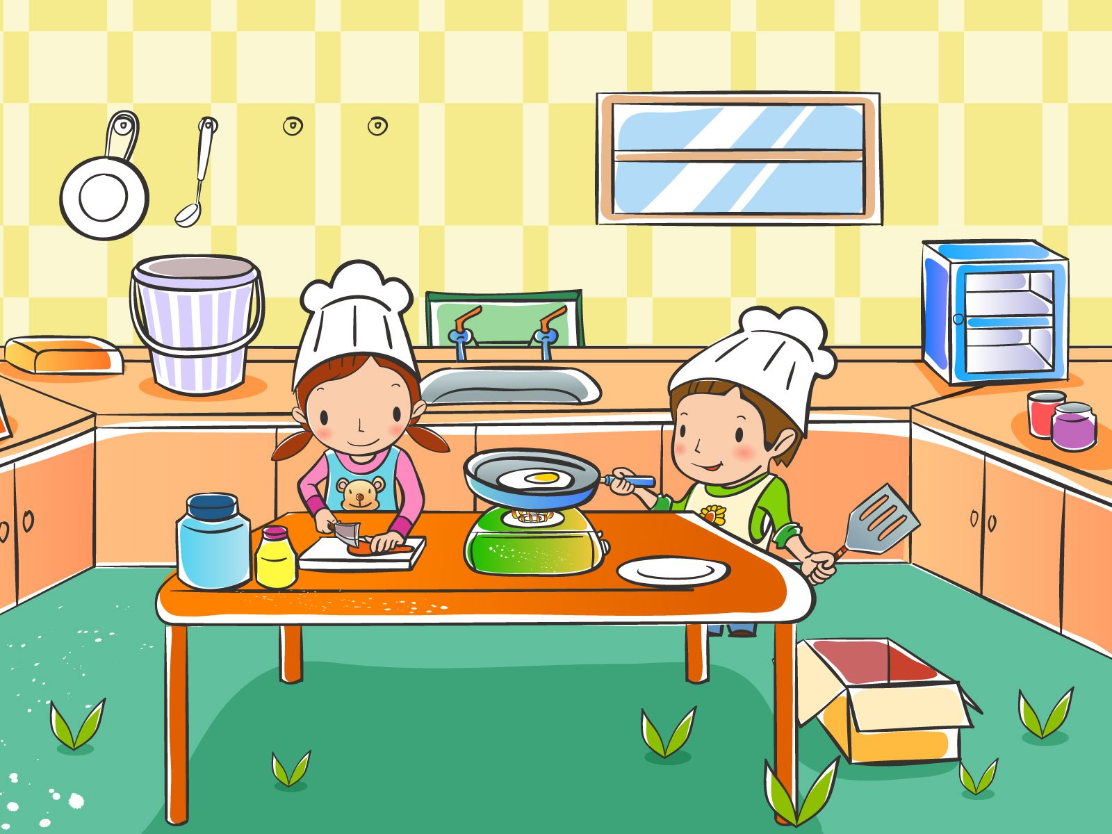 Кухня иллюстрация для детей