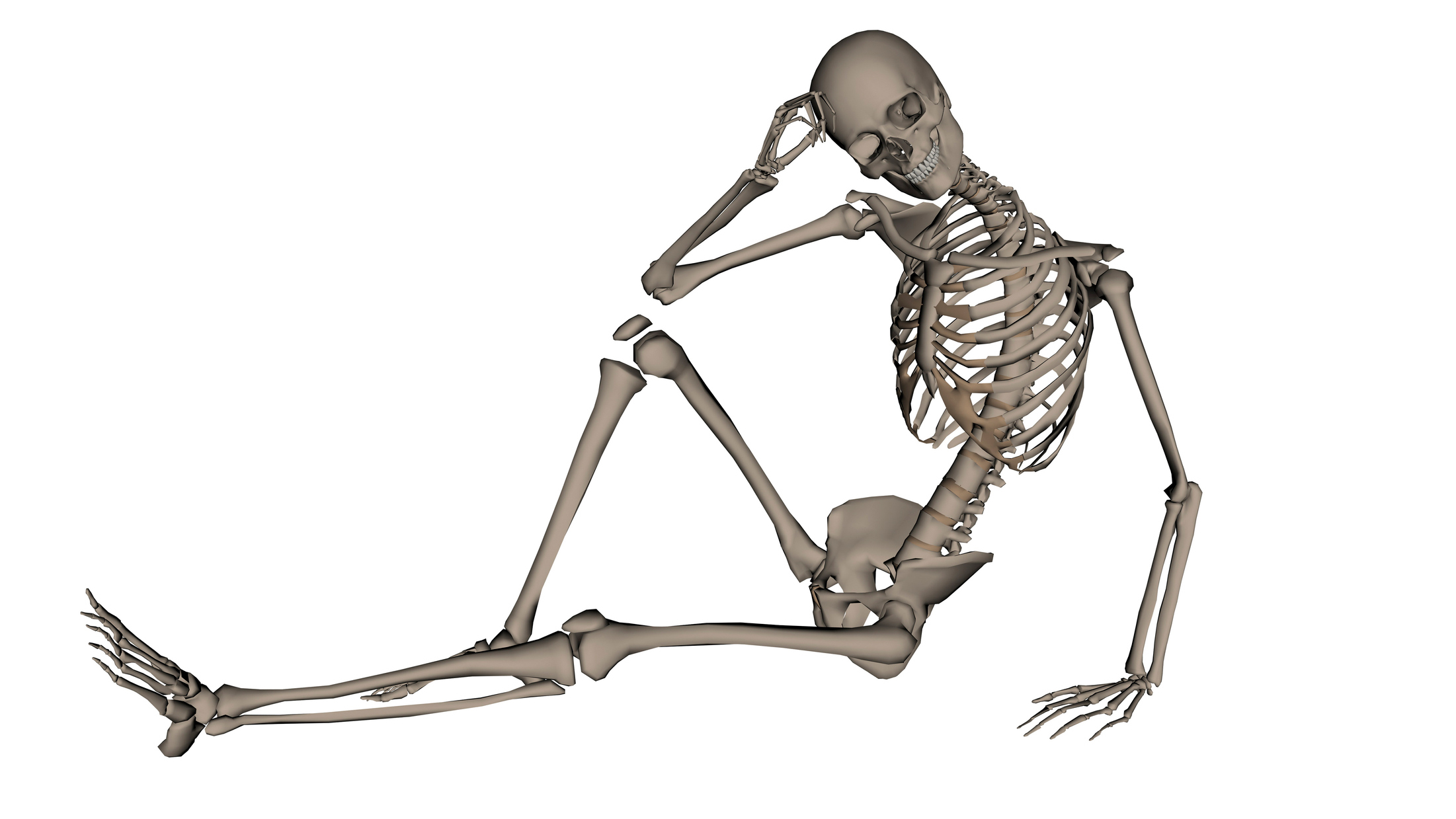 Прямо на скелет. Скелет. Скелет сидит. Скелет в сидячем положении. Скелет лежит.