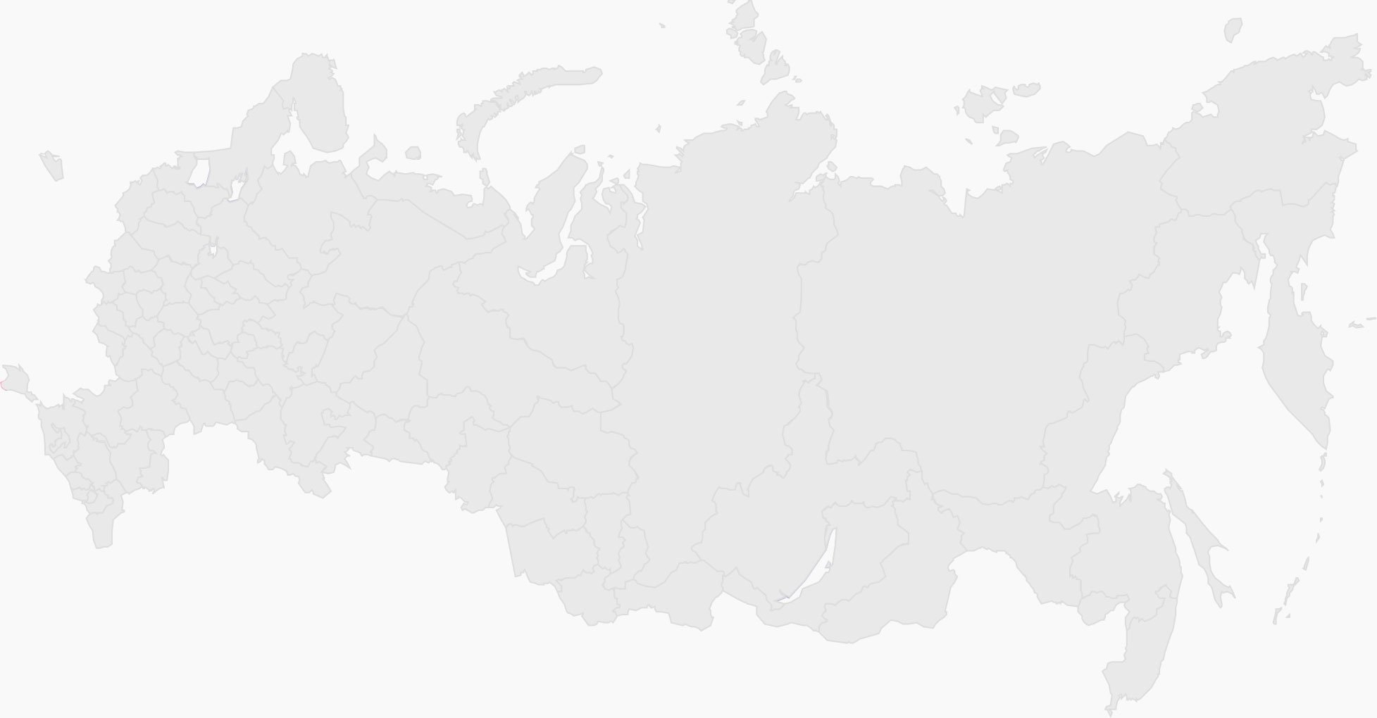 Карта России силуэт