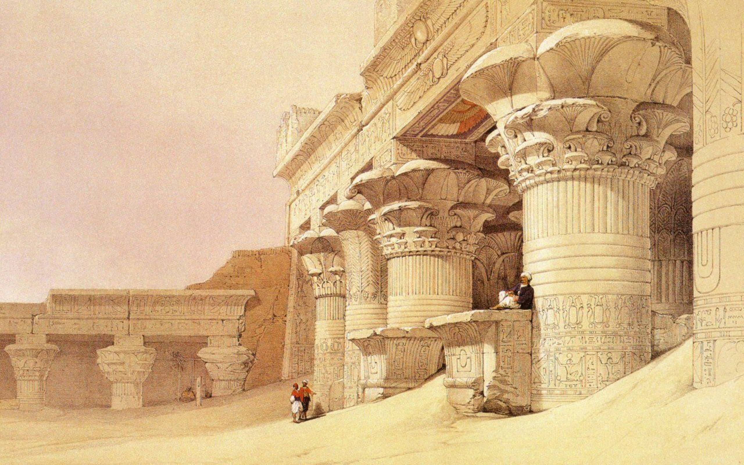 Дэвид Робертс художник Египет