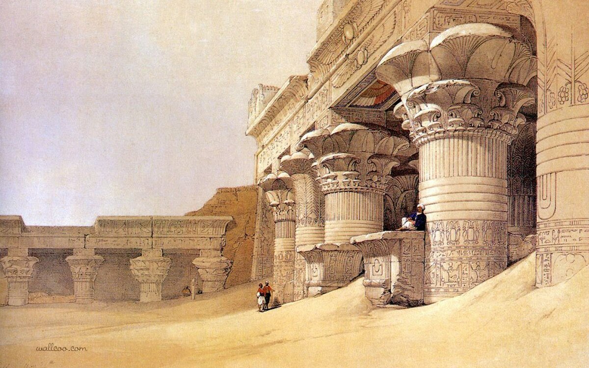 Дэвид Робертс древний Египет