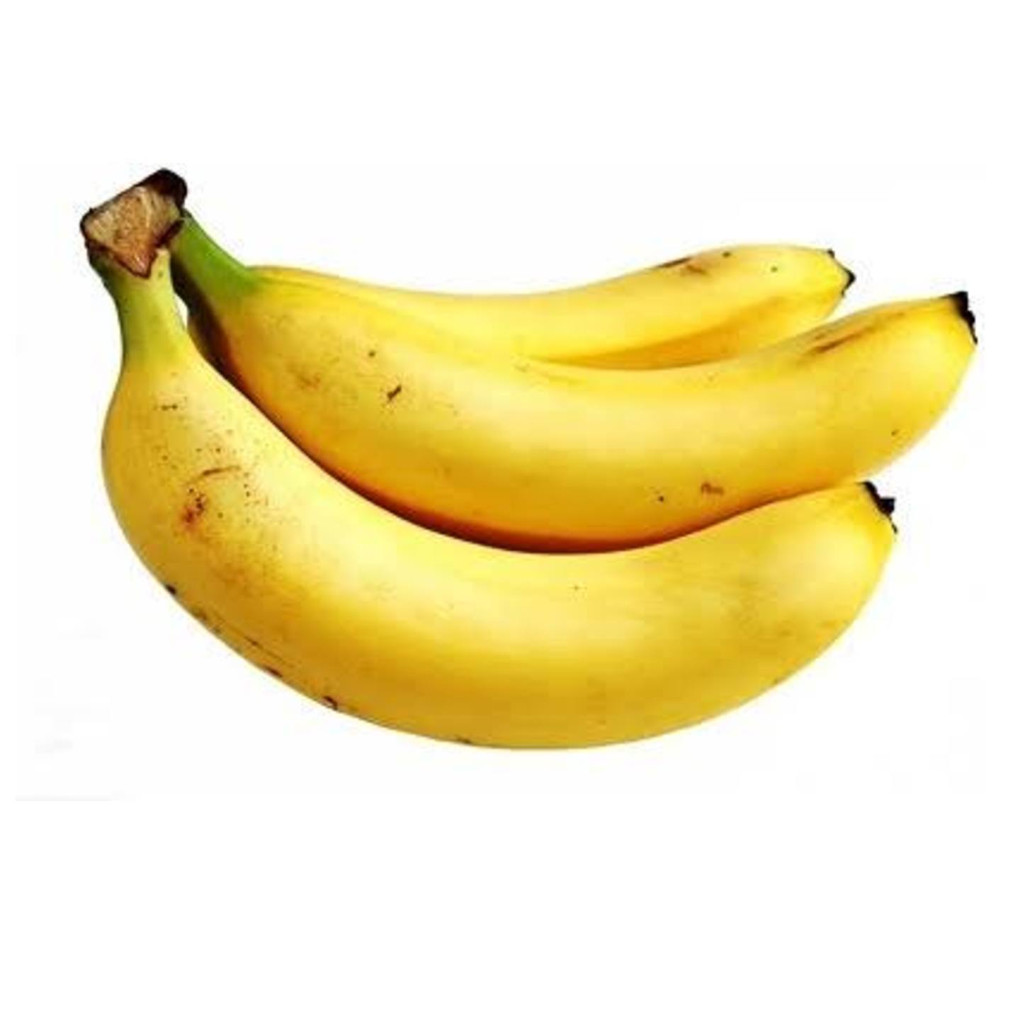 Банан на белом фоне