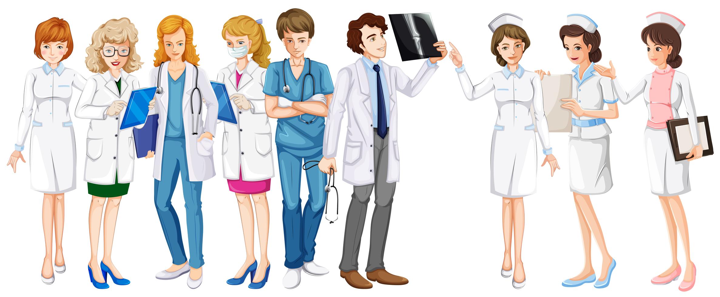 Картинок с различными профессиями врачи
