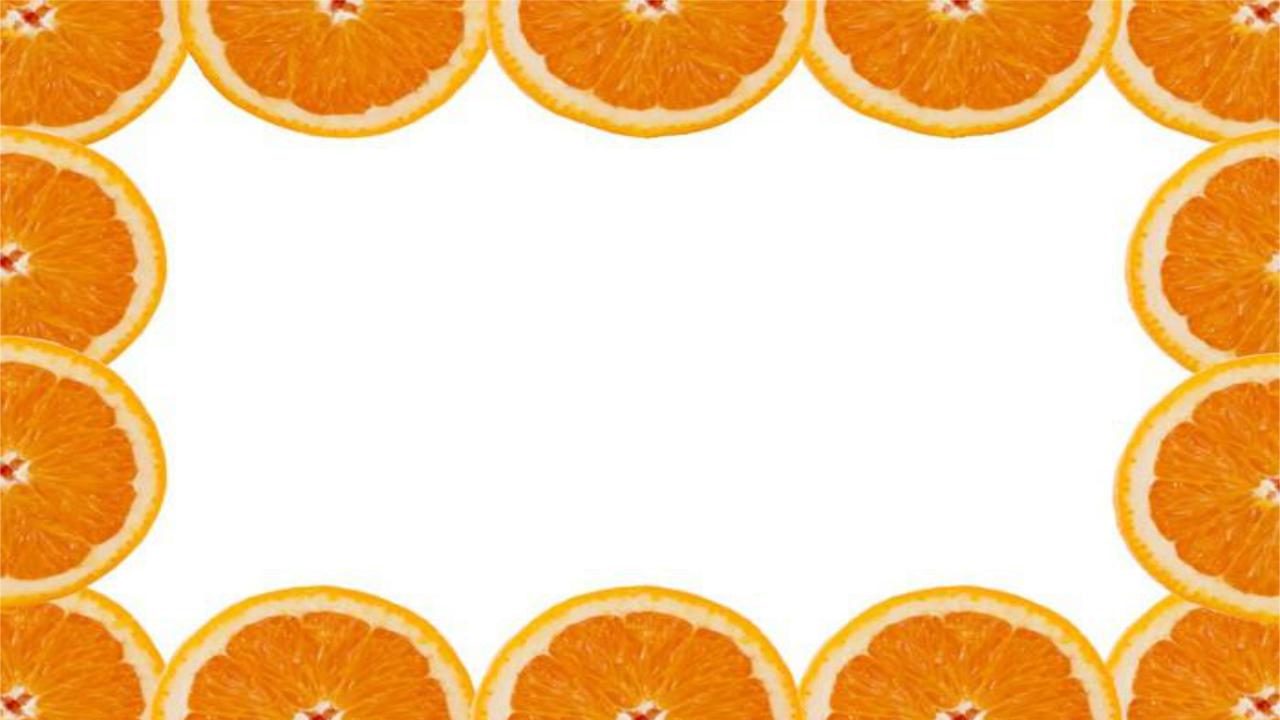 Рамка апельсин