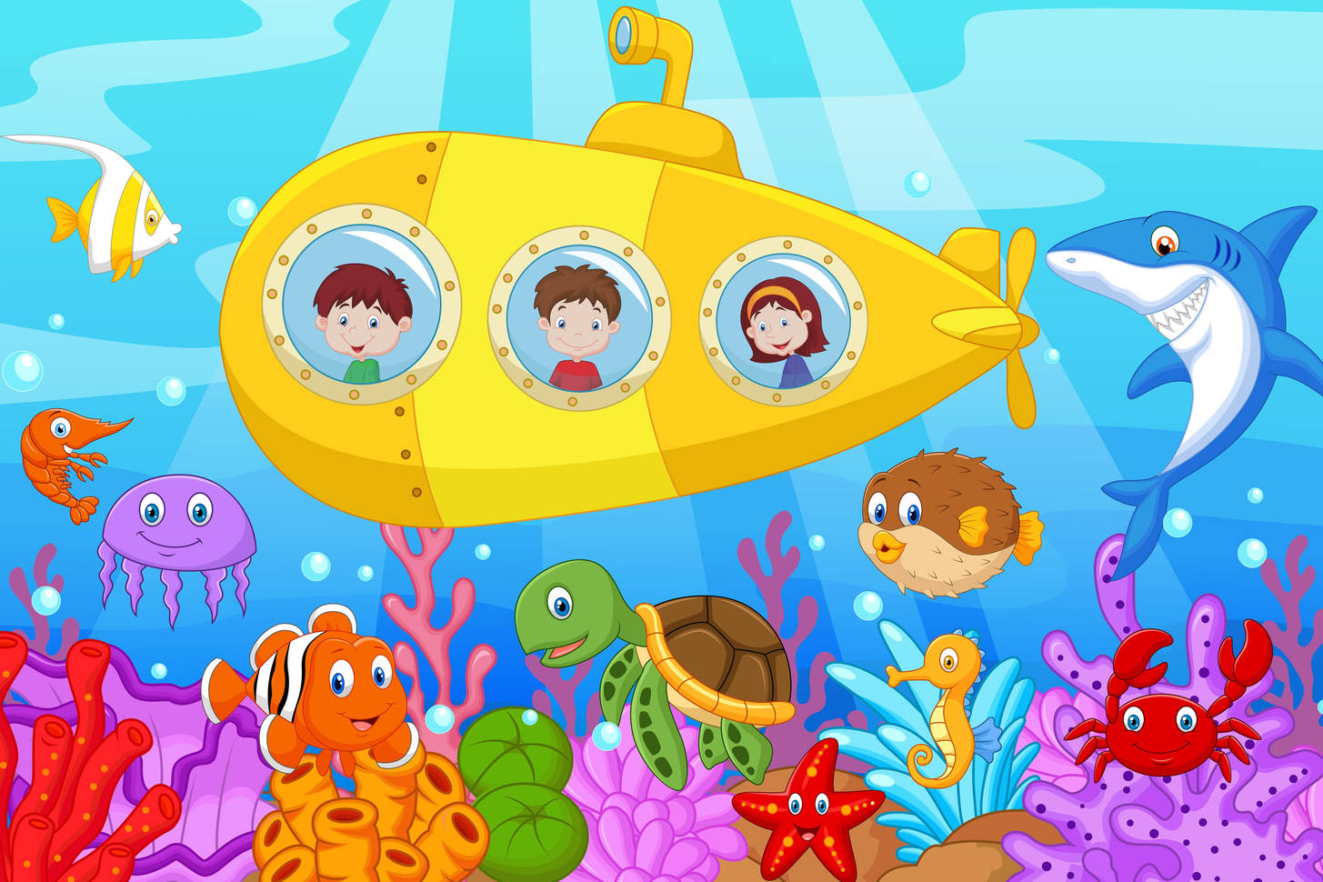 Путешествие в подводный мир для дошкольников