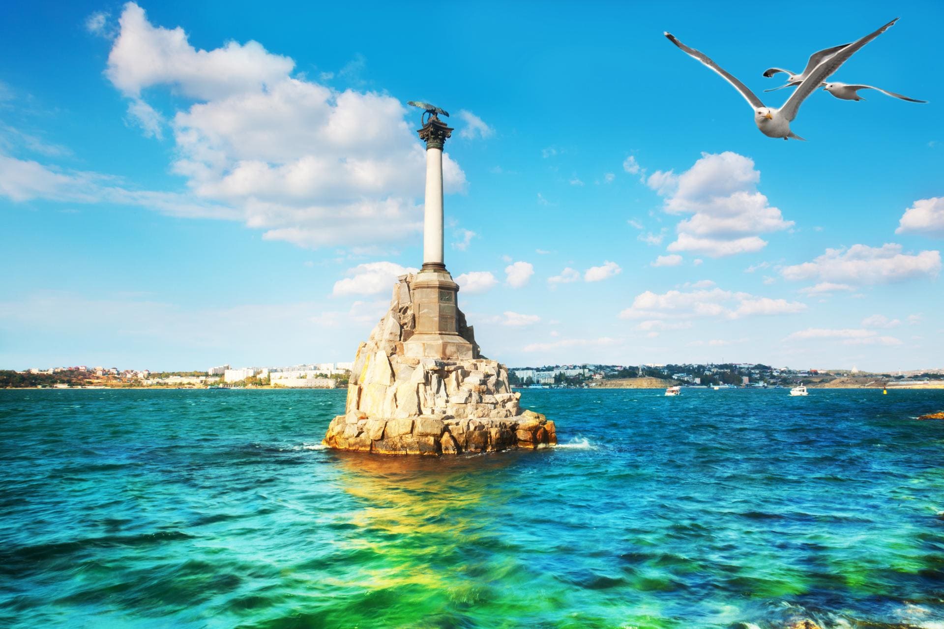 Севастополь монумент затопленным кораблям