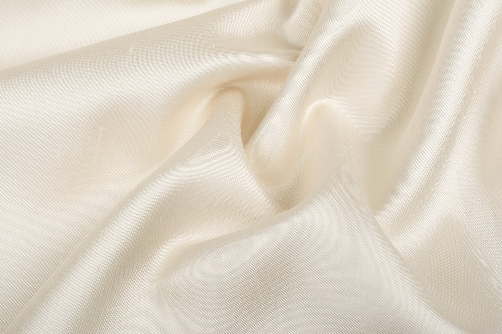 Белый шелк ткань