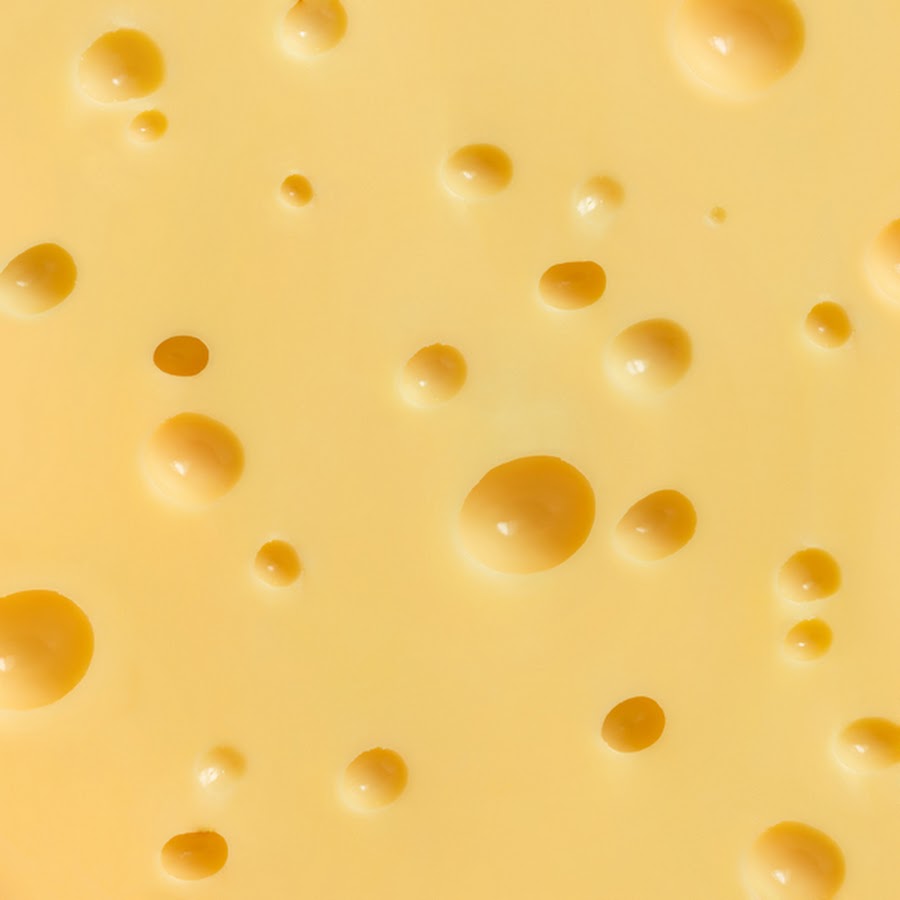 Сыр с дырочками оранжевый