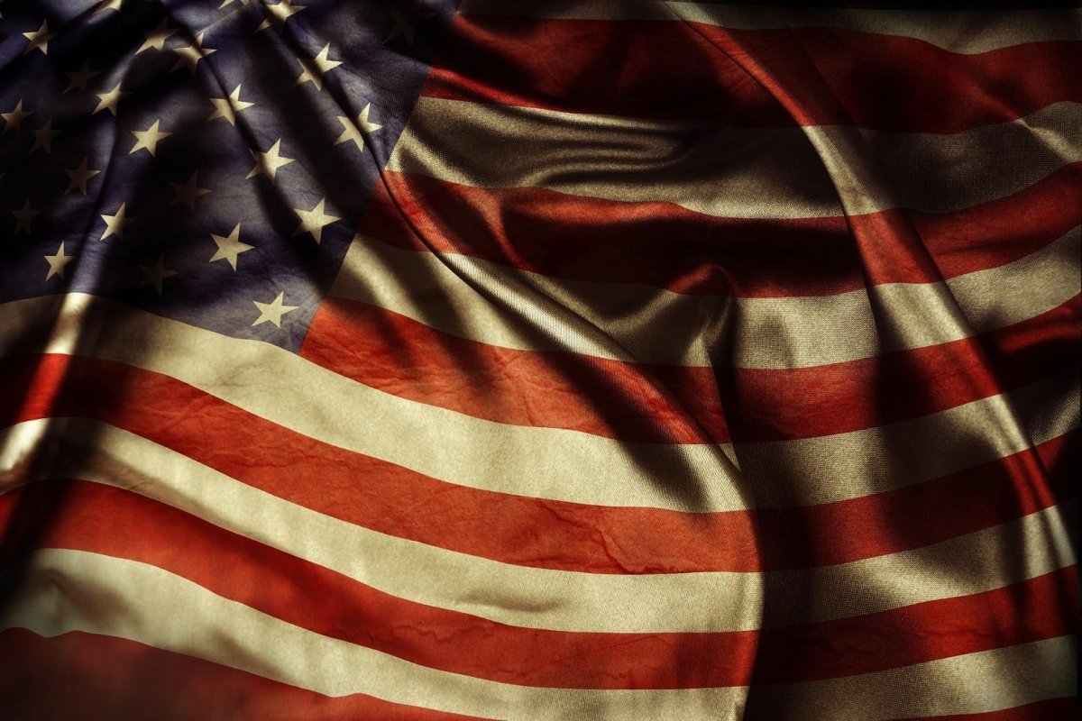 Красивый американский флаг