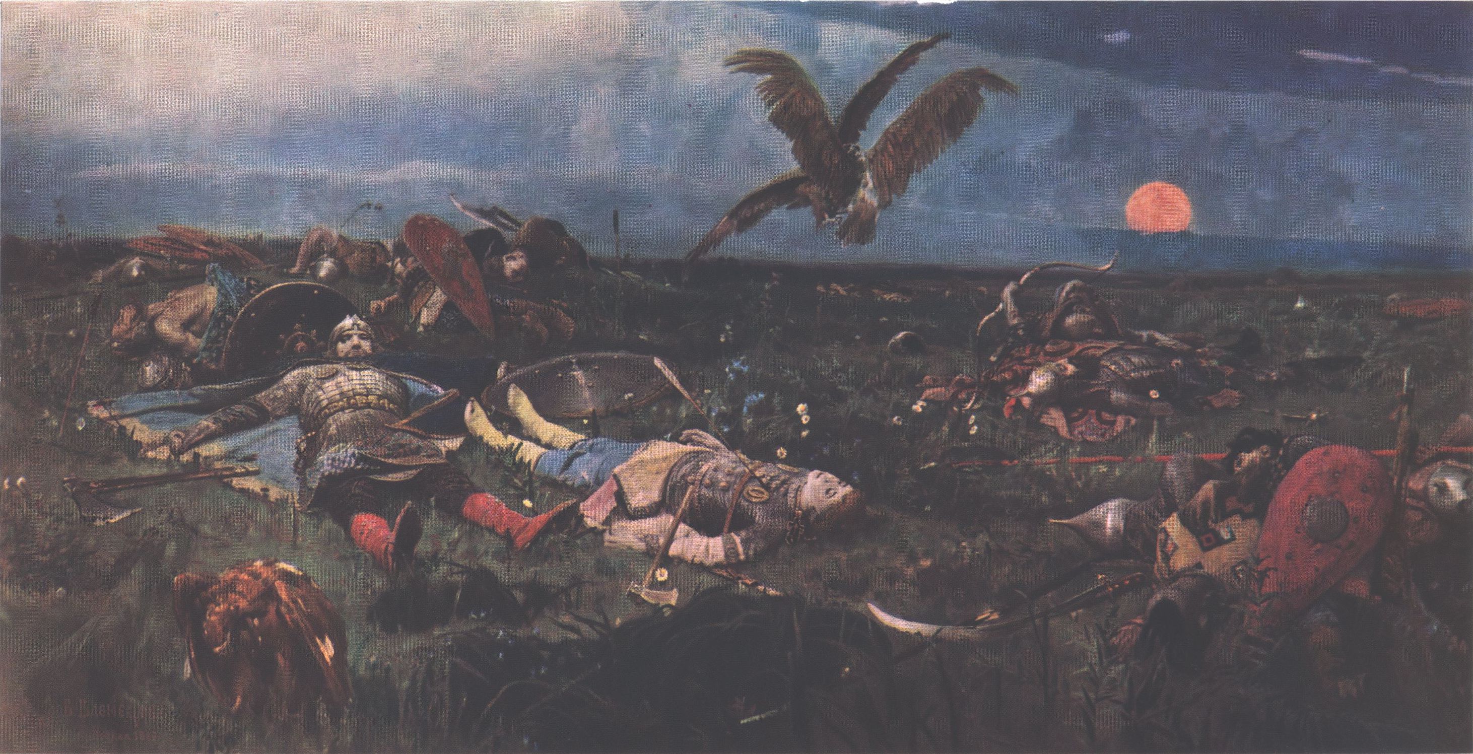 После побоища Игоря Святославича с половцами (1880 г.)