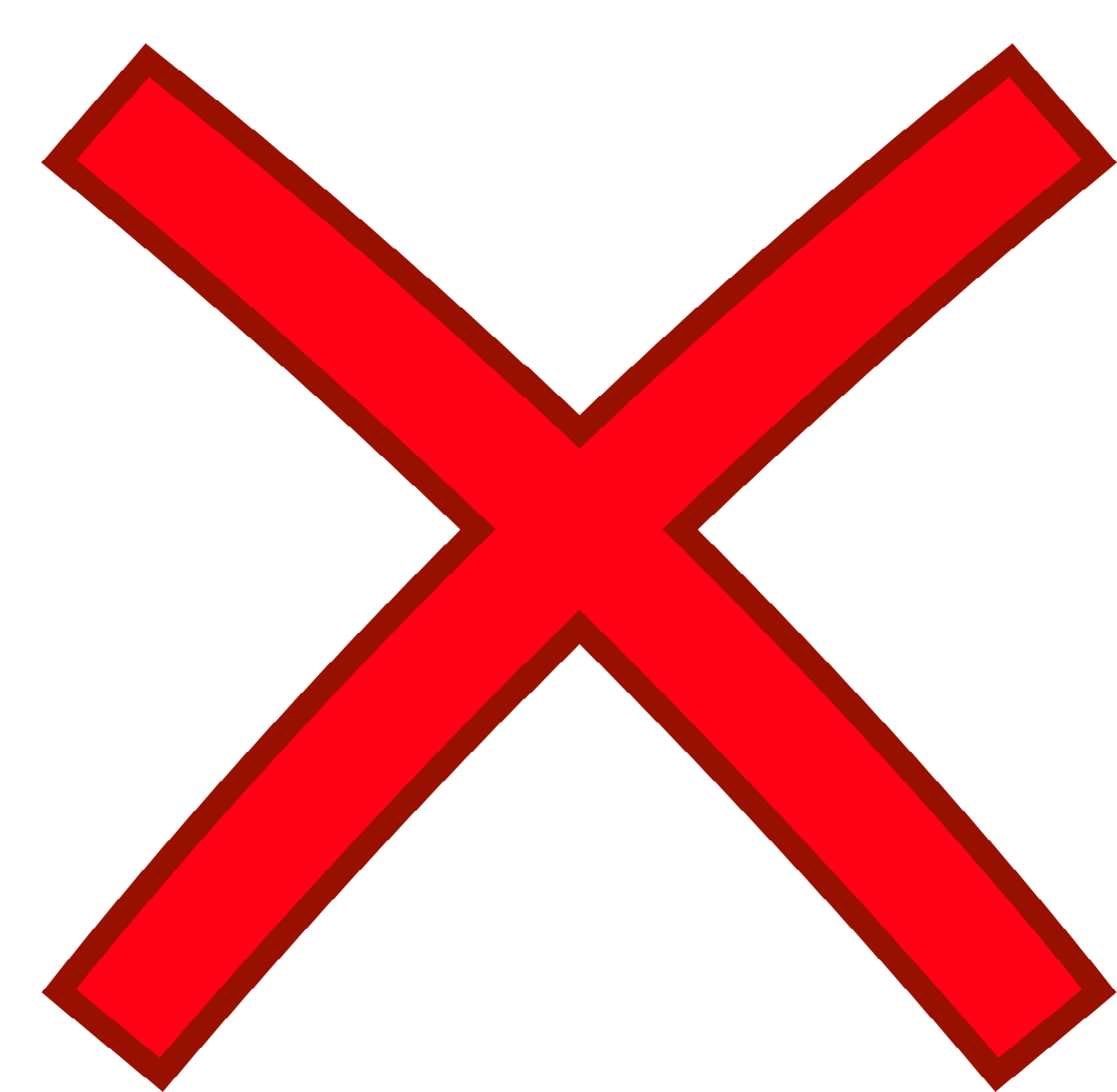 Красный крестик
