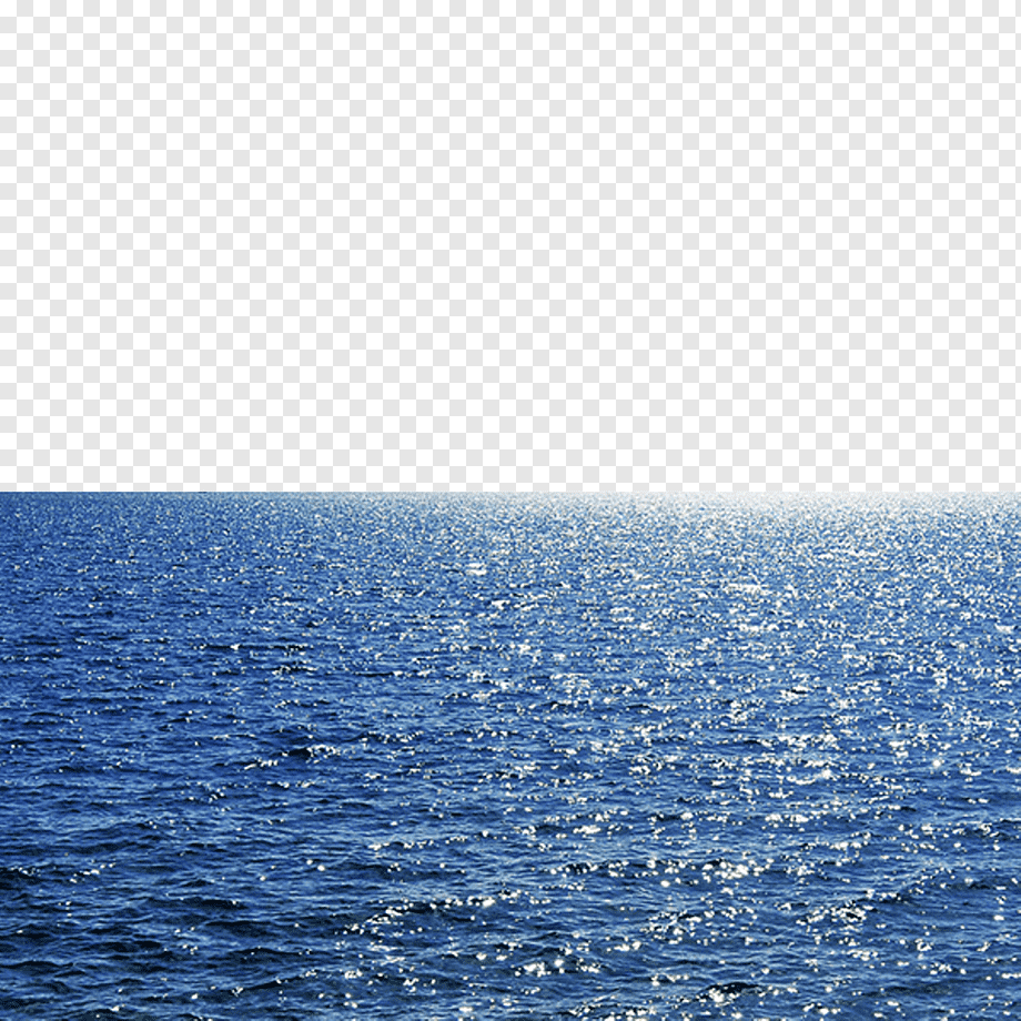 Море на прозрачном фоне