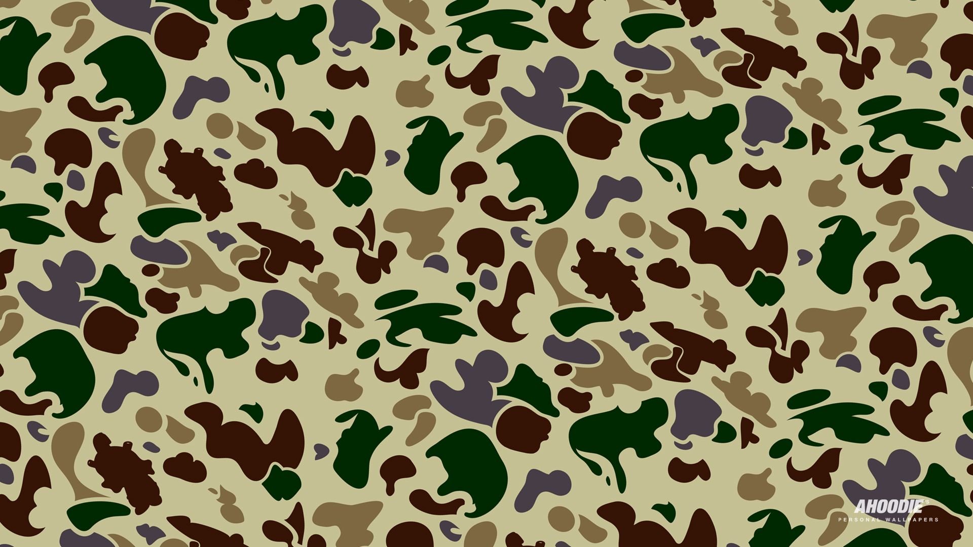 Bape Camouflage фон