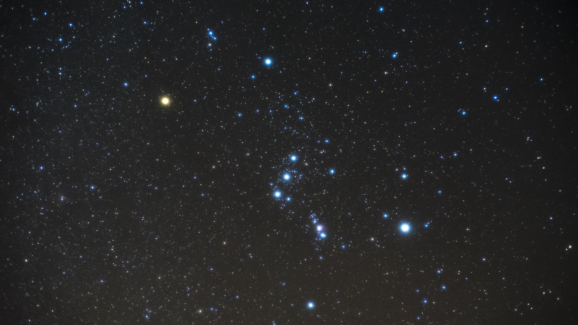 Звездное небо Созвездие Орион