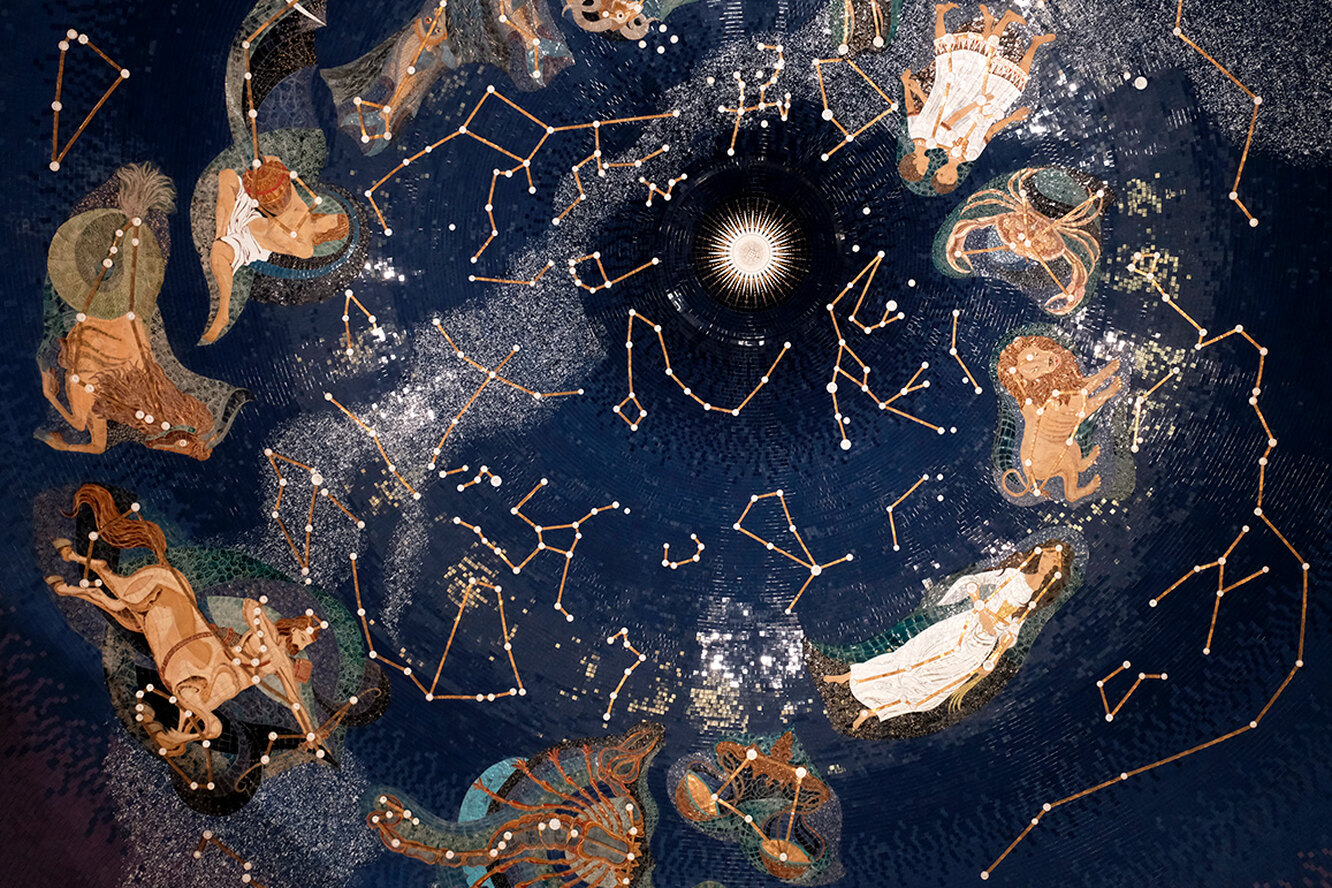 Карта зодиакальных созвездий