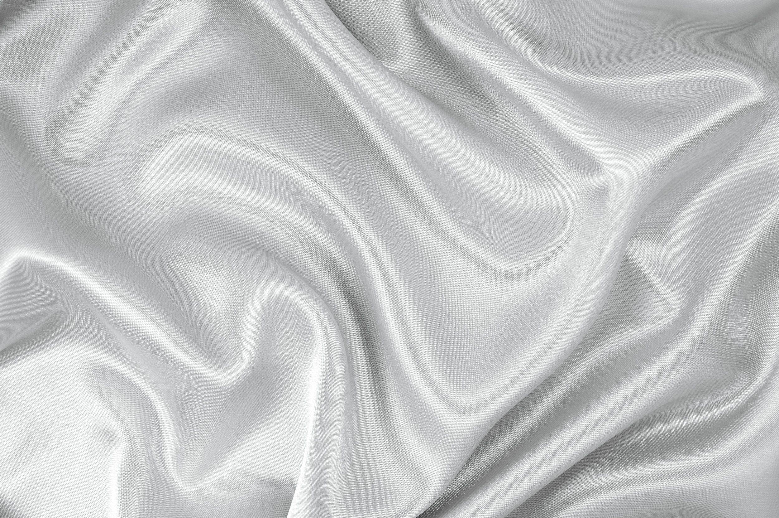 Текстура ткани белая шелк
