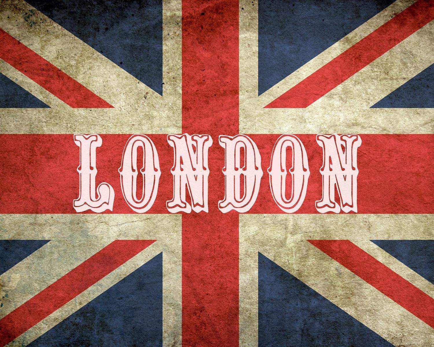 Лондон с надписью Лондон