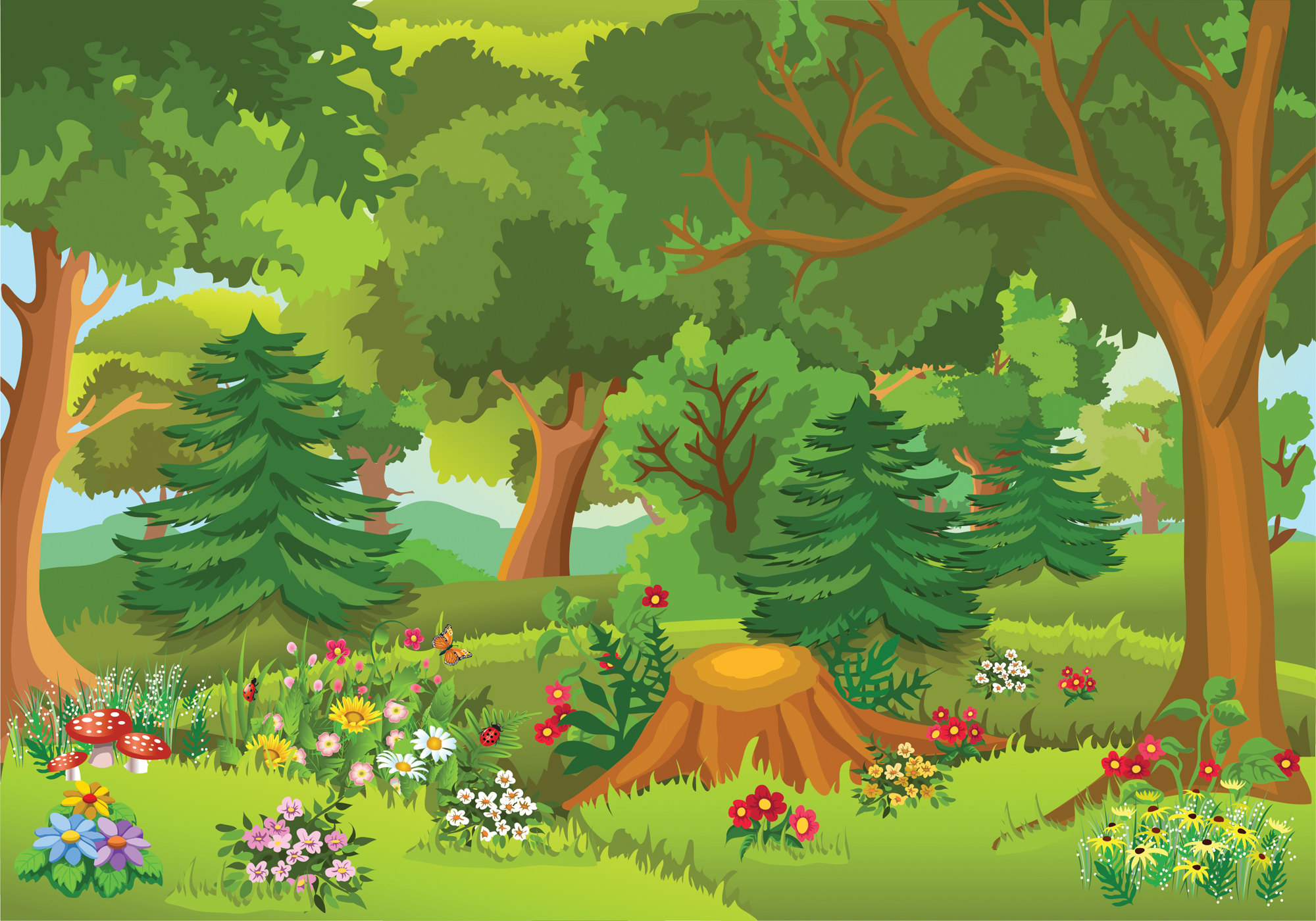 Сказочный лес для детей