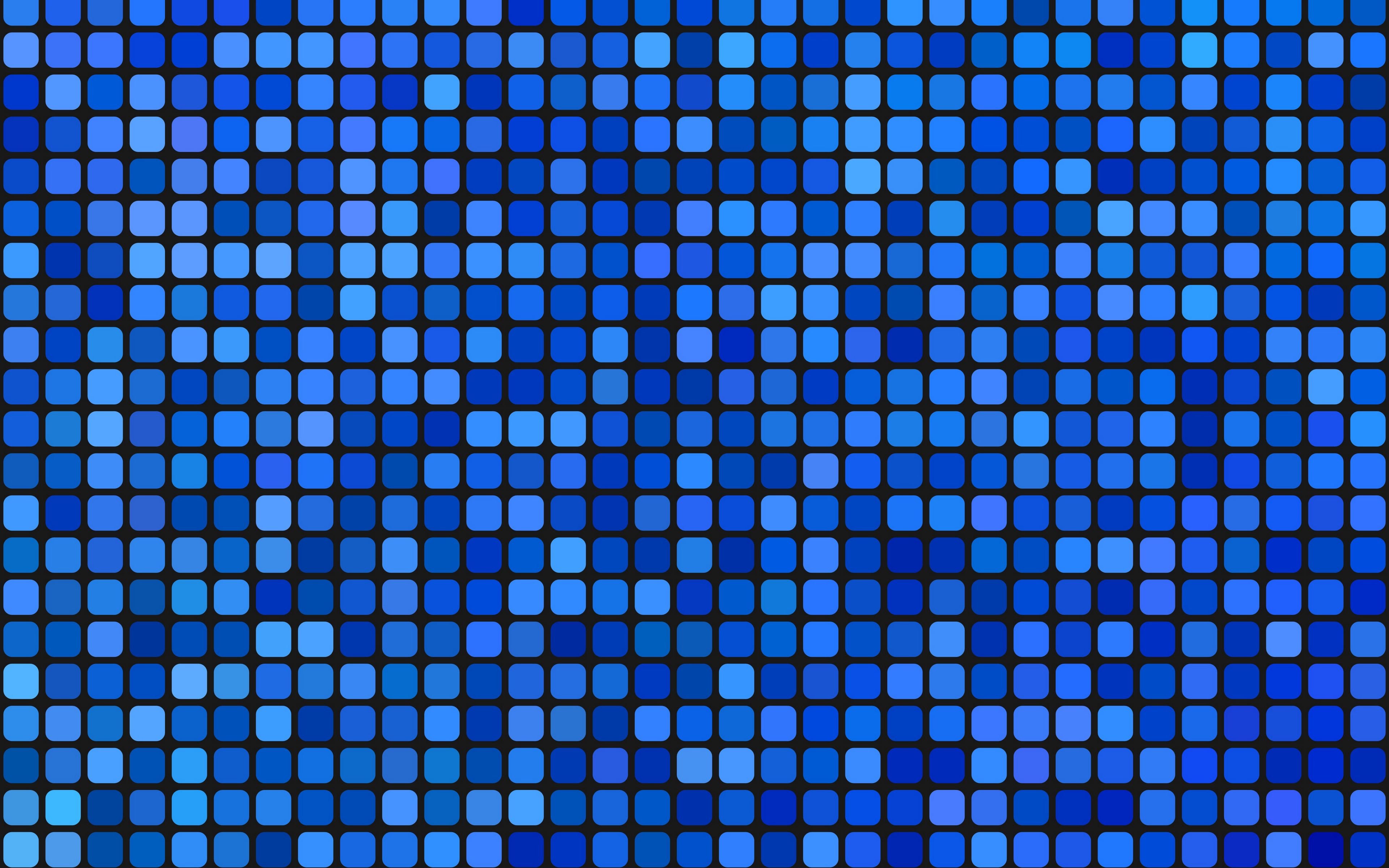 Мозайка голубая квадратная