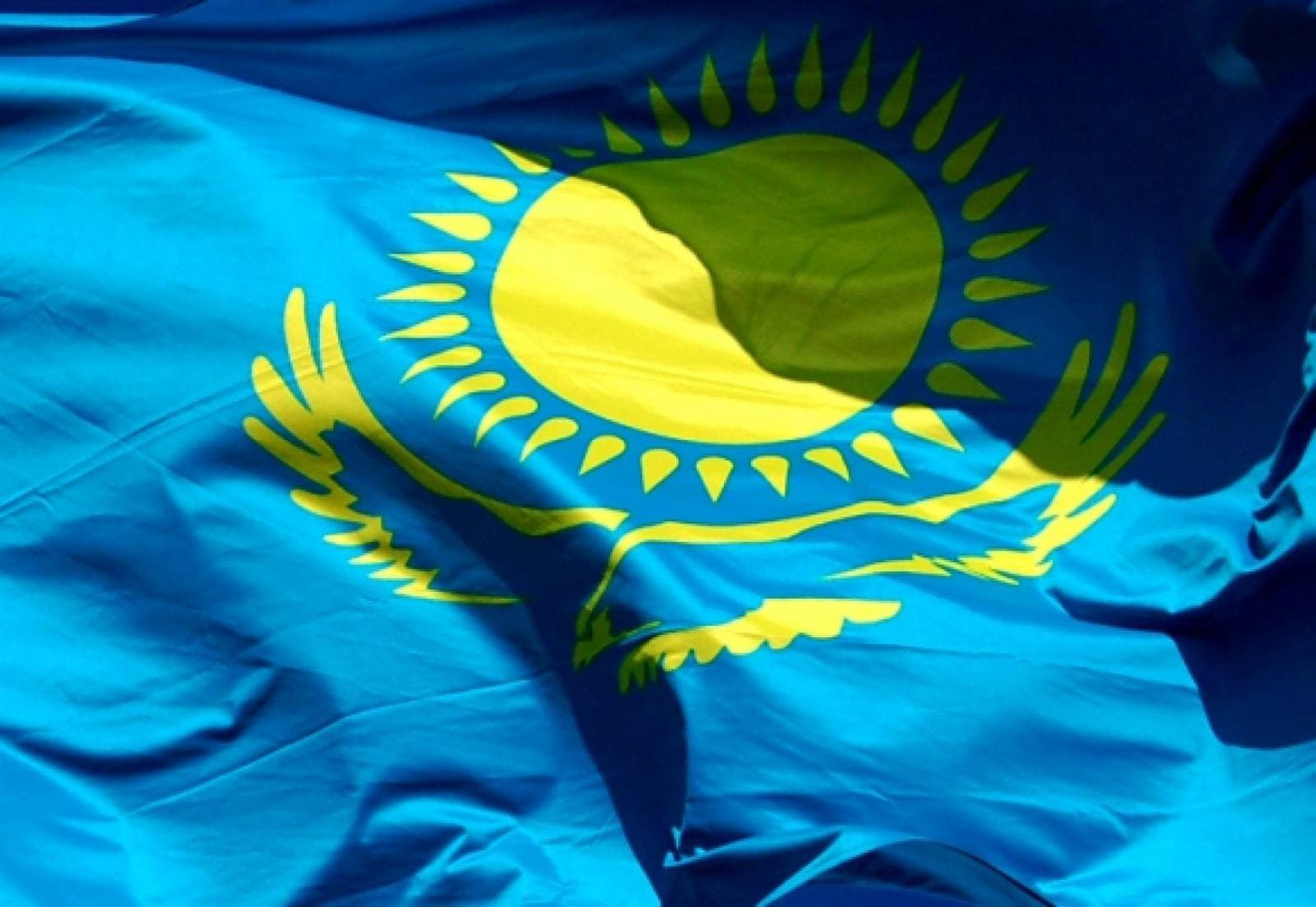 Флаг Казахстана в Нурсултане